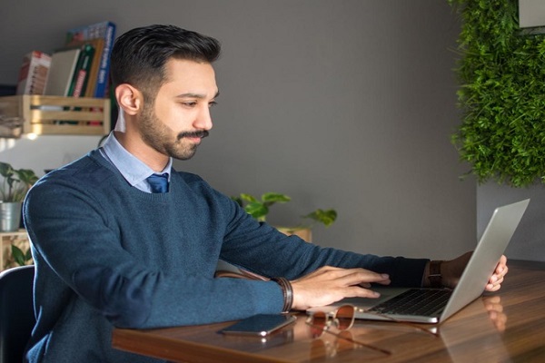 Proper Dressed work and study from home