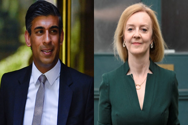 Rishi Sunak and Liz Truss future leadr of UK