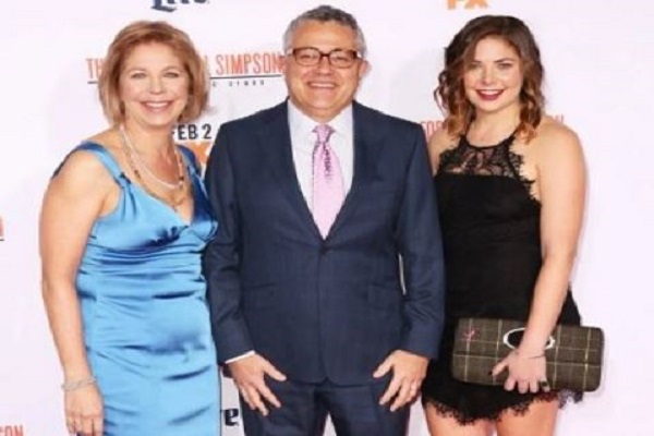 Jeffrey Toobin with his wife, Amy and daughter, Ellen Toobin