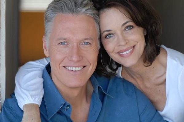 Thomas Ian Griffith with his wife, Mary Page Keller