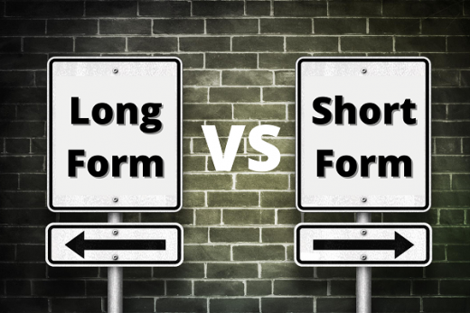 Short-Form vs. Long-Form Content